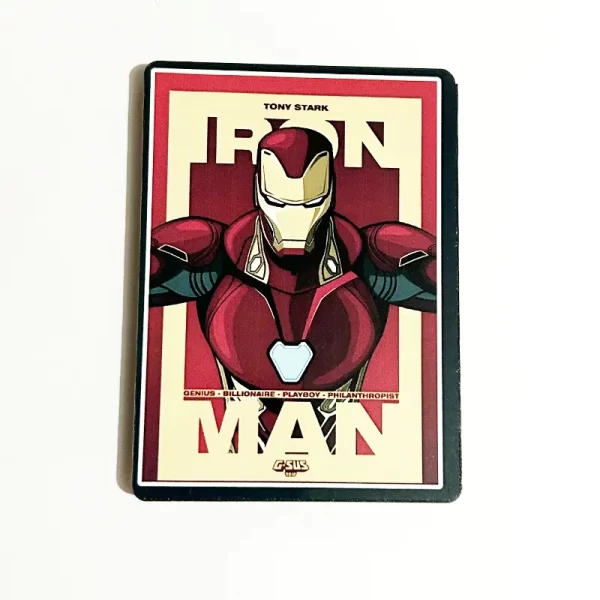Iron Man - Wooden Fridge Magnet